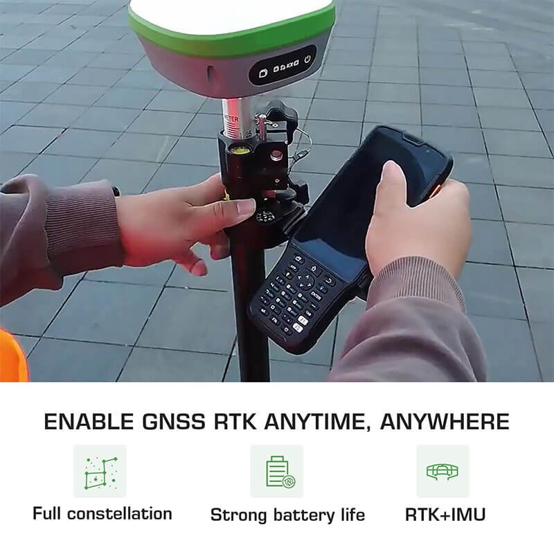 GNSS RTK rover controller and receiver equipment